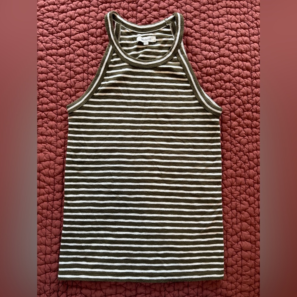 Madewell Striped Sleeveless Top